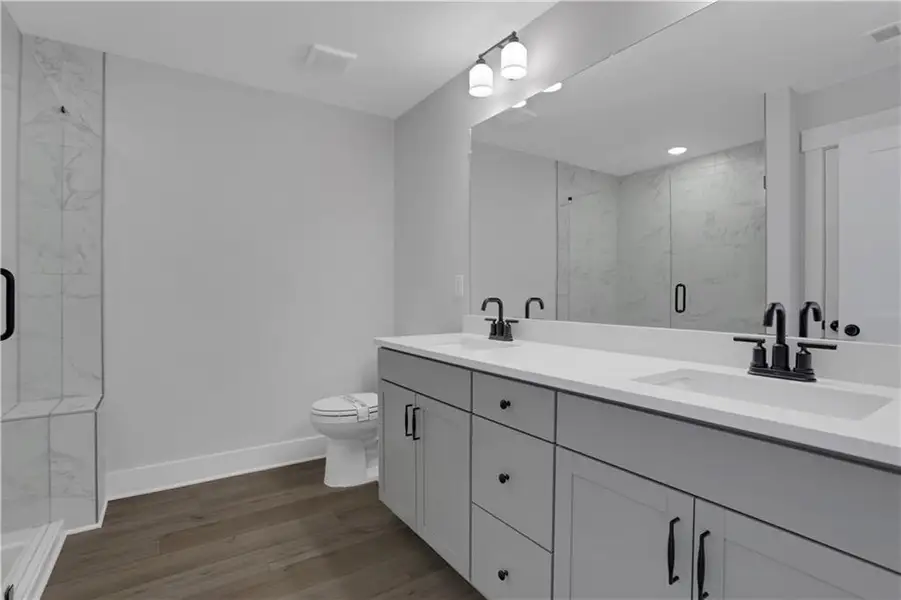 Furnished interior view inside a new home in Villas at Dawsonville Townhomes, Dawsonville (Image 6).