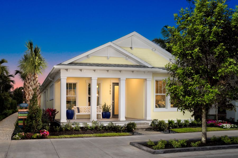 Representative exterior photo of a completed home built from the Crown by Mattamy Homes in Newfield, Palm City, FL (Image 13).
