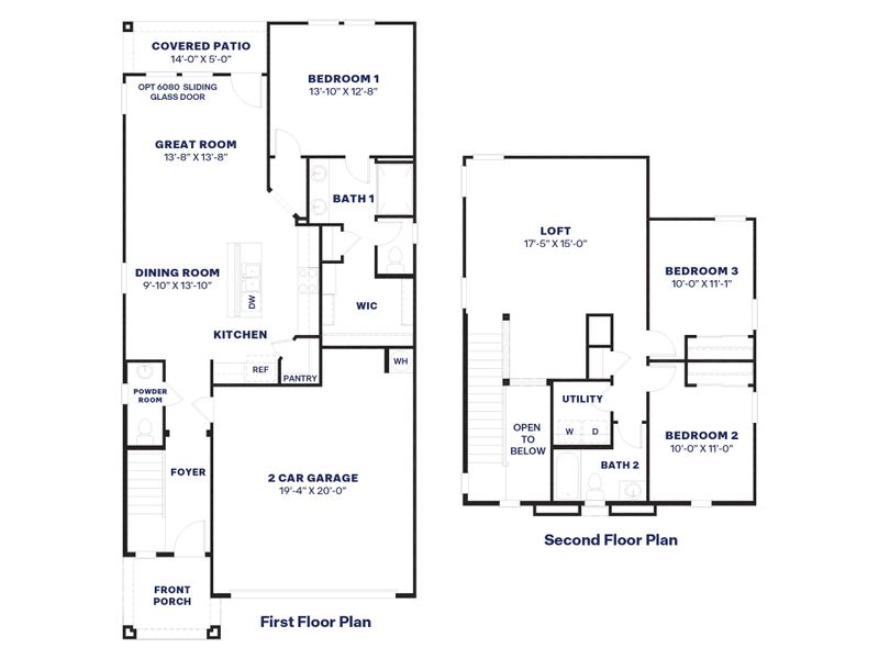 2D floor plan layout for the Celeste by D.R. Horton in The Buttes at Mystic, Peoria, AZ (Image 3). 2D floor plan layout for the Celeste by D.R. Horton in The Buttes at Mystic, Peoria, AZ (Image 3).
