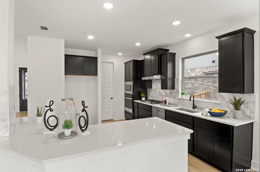 Furnished interior view inside a new home in The Parklands, Schertz (Image 6).