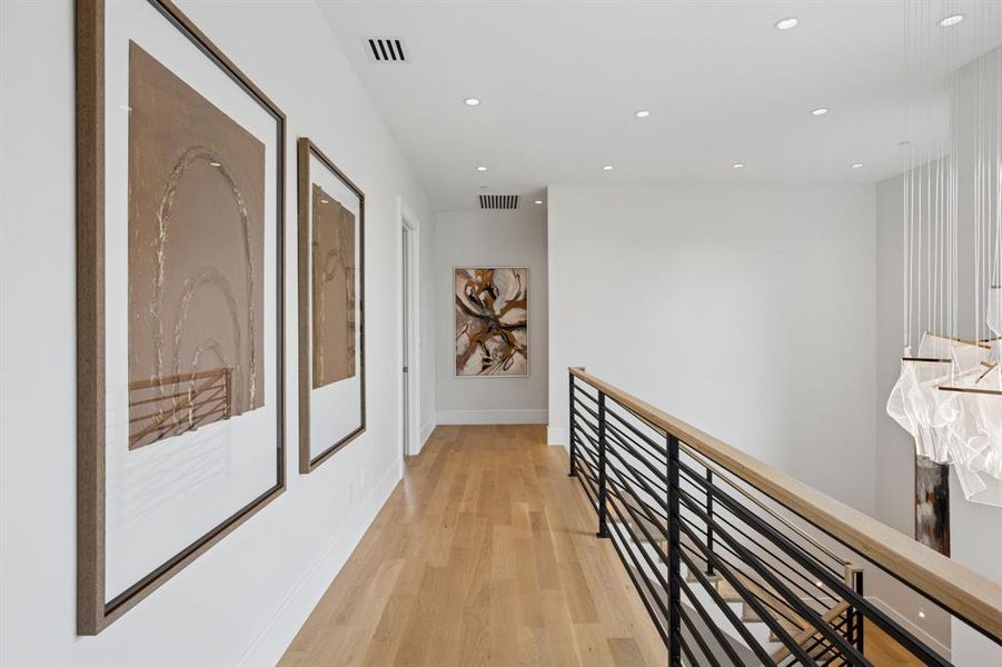 Furnished interior view inside a new home in Avadene at Las Colinas, Irving (Image 28).