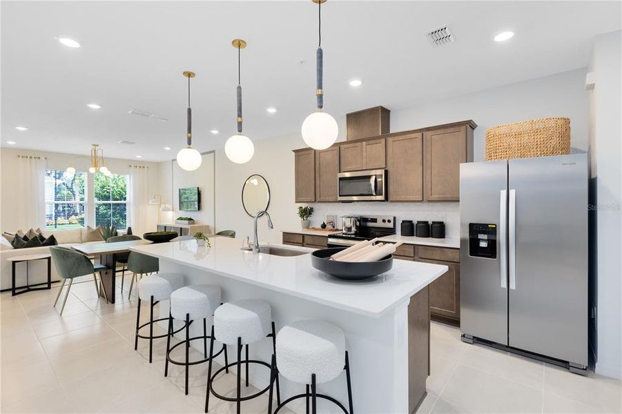 Furnished interior view inside a new home in The Cove at Nona Sound, Orlando (Image 8). Furnished interior view inside a new home in The Cove at Nona Sound, Orlando (Image 8).