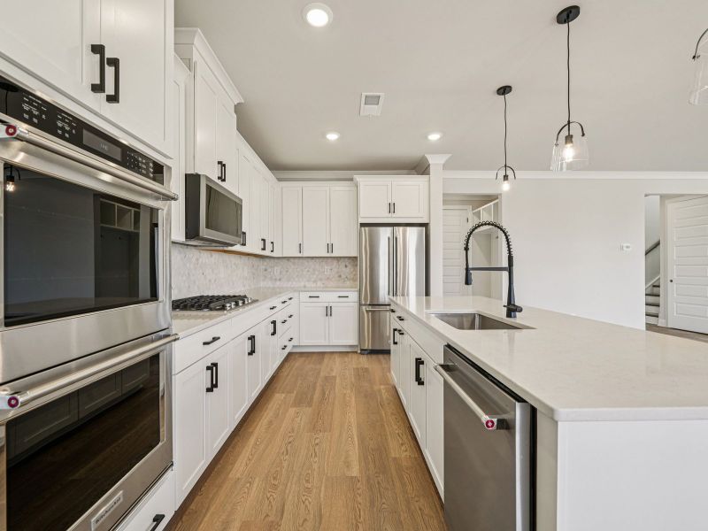 Furnished interior view inside a new home in Vines at Mill Creek - Legacy Series, Braselton (Image 9).