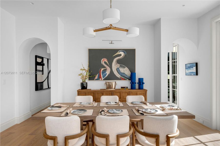 Furnished interior view inside a new home in , Key Biscayne (Image 8). Furnished interior view inside a new home in , Key Biscayne (Image 8).