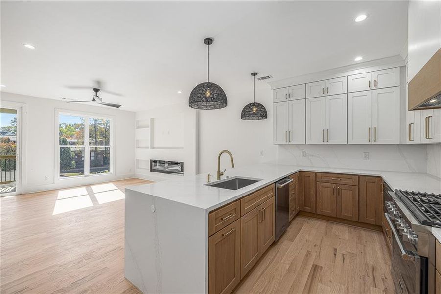 Furnished interior view inside a new home in , Smyrna (Image 17).