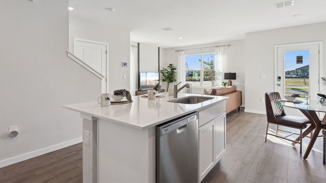Furnished interior view inside a new home in Preston Cove, St. Cloud (Image 7). Furnished interior view inside a new home in Preston Cove, St. Cloud (Image 7).
