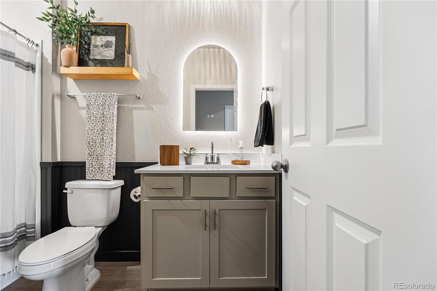 Furnished interior view inside a new home in Poudre Heights: The Alpine Collection, Windsor (Image 30).