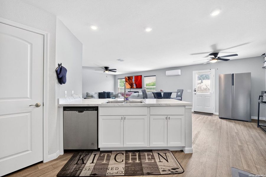 Furnished interior view inside a new home in Mission Del Lago, San Antonio (Image 11).