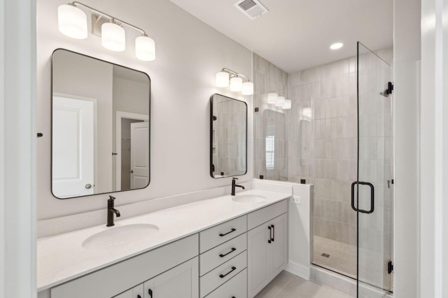 Furnished interior view inside a new home in Central Park, Charleston (Image 8).