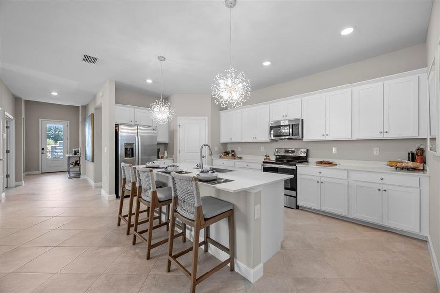 Furnished interior view inside a new home in Lennar at Turnleaf, Punta Gorda (Image 6).
