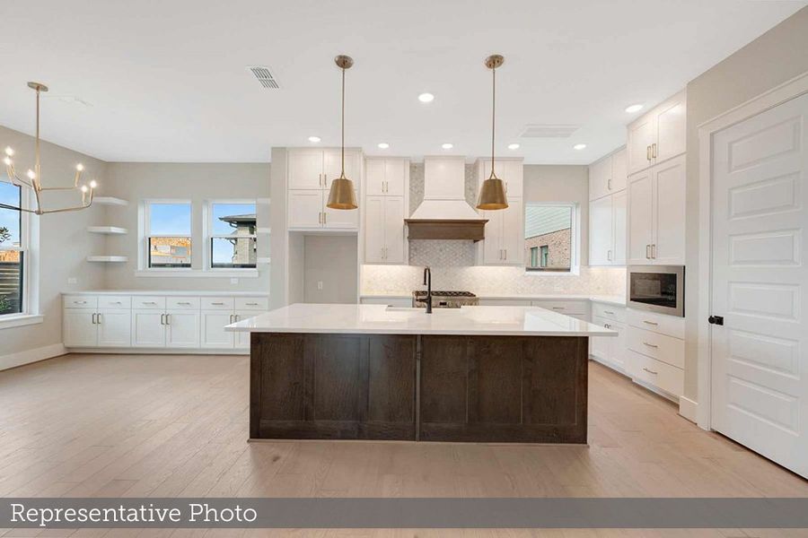 Furnished interior view inside a new home in Easthaven at Bridgeland Central - Vision Collection, Cypress (Image 7).
