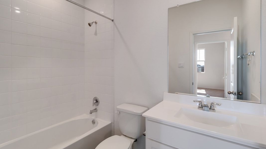 Representative furnished interior of a home built from the The Ivory by D.R. Horton in Marigold, Kyle (Image 6). Representative furnished interior of a home built from the The Ivory by D.R. Horton in Marigold, Kyle (Image 6).