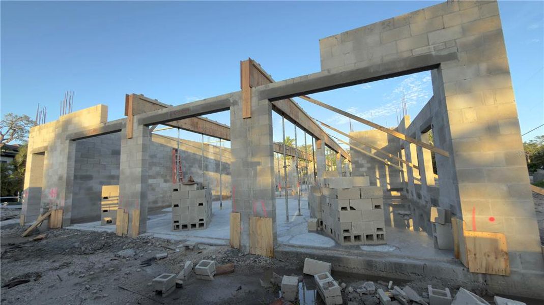 In-progress construction of a new home in , Sarasota, FL (Image 20). In-progress construction of a new home in , Sarasota, FL (Image 20).