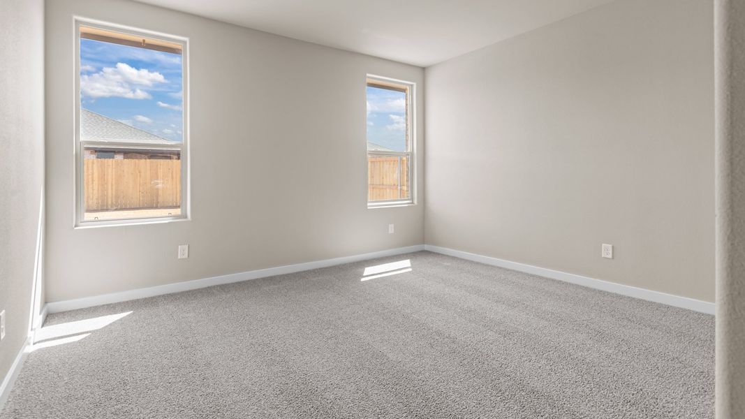 Representative unfurnished interior of a home built from the Tupelo by D.R. Horton in Legacy South, Midland (Image 12). Representative unfurnished interior of a home built from the Tupelo by D.R. Horton in Legacy South, Midland (Image 12).
