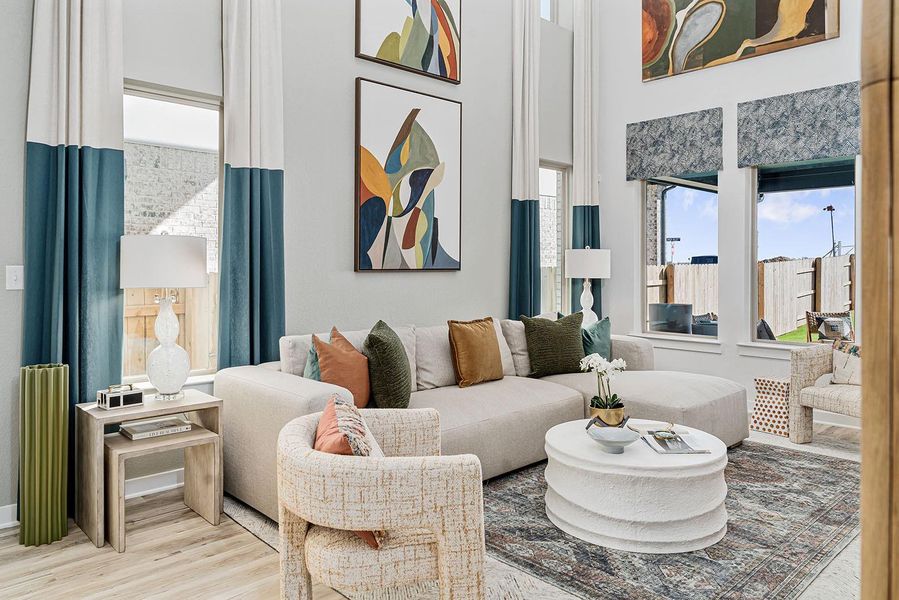 Furnished interior view inside a new home in , Dayton (Image 10).