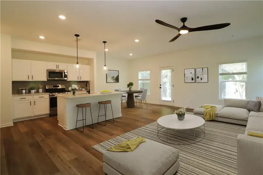 Furnished interior view inside a new home in , Douglasville (Image 9).