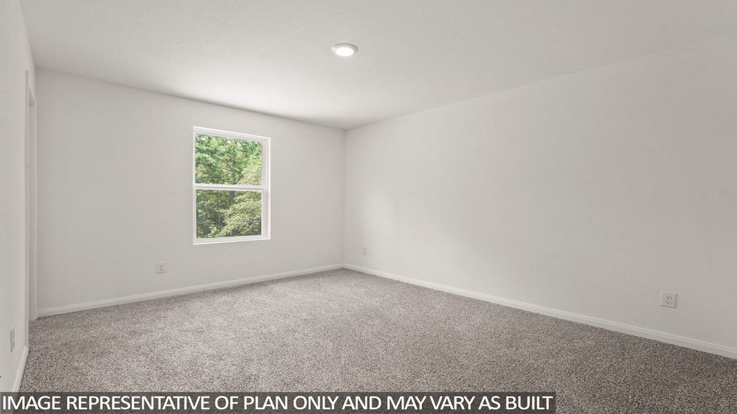 Spacious, unfurnished interior of a new home in McCrorey Trails, Conroe (Image 18).