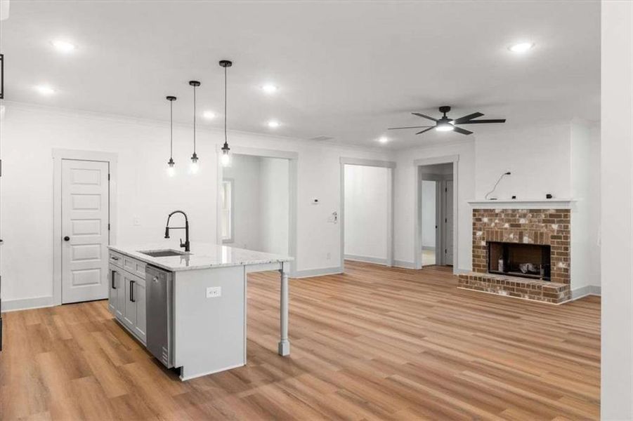 Furnished interior view inside a new home in , Covington (Image 5).
