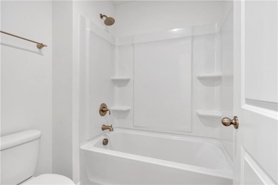 Furnished interior view inside a new home in The Overlook at Factory Shoals, Mableton (Image 9).