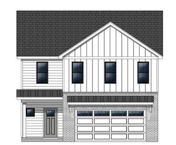 Exterior rendering of this home design in The Enclave, Greenville, NC (Image 1). Exterior rendering of this home design in The Enclave, Greenville, NC (Image 1).