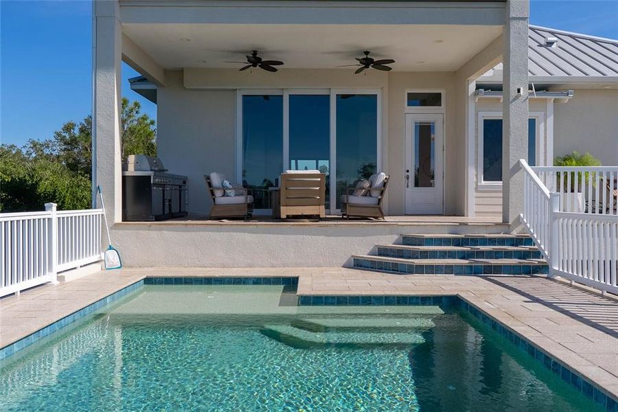 Exterior details and patio area of a home in , Englewood (Image 22).