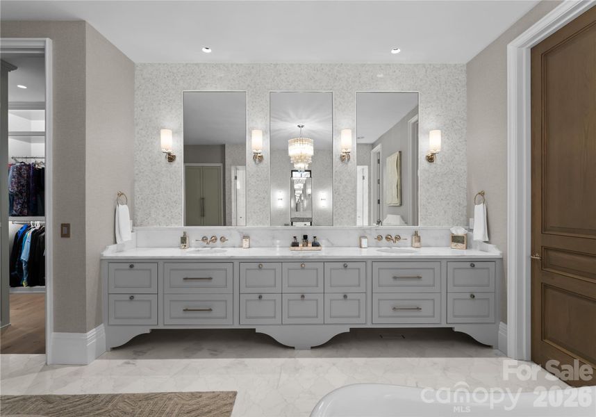 Furnished interior view inside a new home in , Cornelius (Image 4).