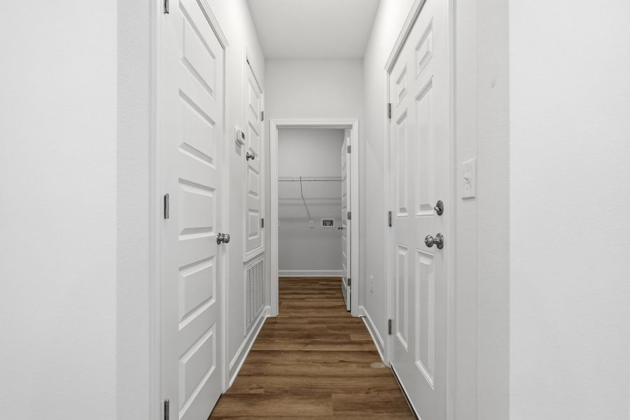 Spacious, unfurnished interior of a new home in Live Oak Cottages, Freeport (Image 33). Spacious, unfurnished interior of a new home in Live Oak Cottages, Freeport (Image 33).