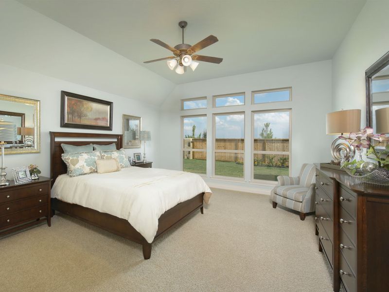 Furnished interior view inside a new home in Elyson, Katy (Image 10).
