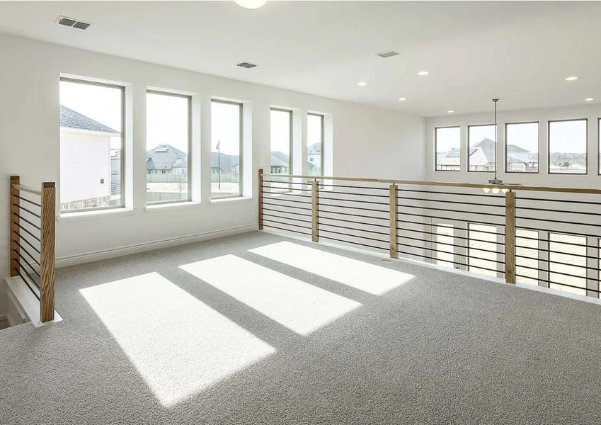 Spacious, unfurnished interior of a new home in Santa Rita Ranch Tierra Rosa, Liberty Hill (Image 4).