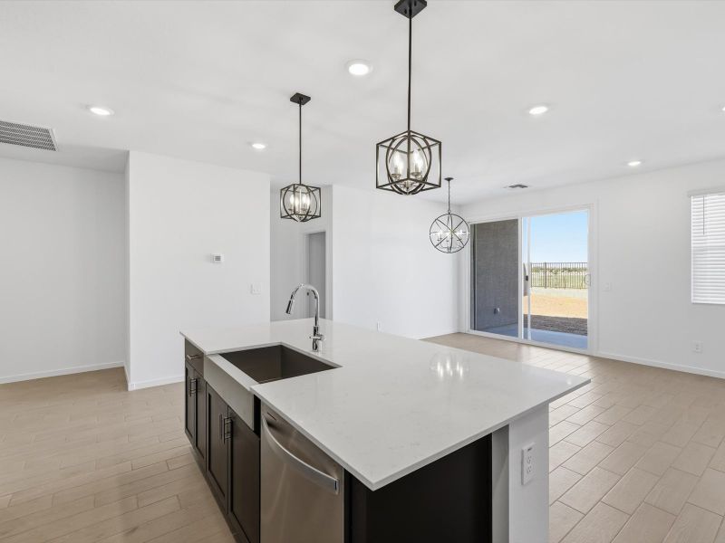 Furnished interior view inside a new home in Mountain View Estates Reserve Series, Buckeye (Image 4).
