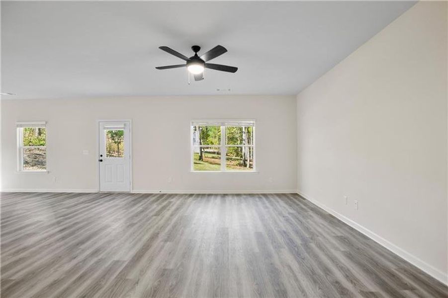 Spacious, unfurnished interior of a new home in , Buford (Image 37).