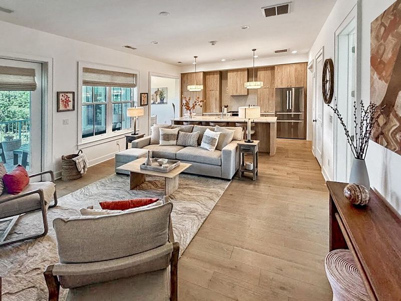 Furnished interior view inside a new home in , Charleston (Image 7).