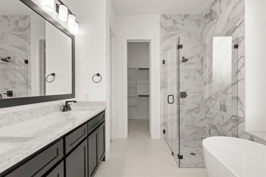 Furnished interior view inside a new home in The Villages of Hurricane Creek, Anna (Image 8).