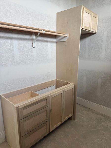 Pantry with sink and area for washer/dryer! Pantry with sink and area for washer/dryer!