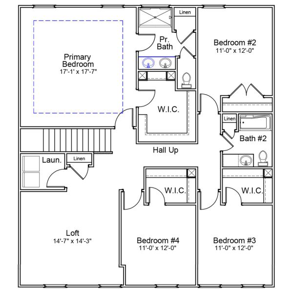 2D floor plan layout of this home in Citadel Point at Southbridge, Sneads Ferry, NC (Image 3). 2D floor plan layout of this home in Citadel Point at Southbridge, Sneads Ferry, NC (Image 3).