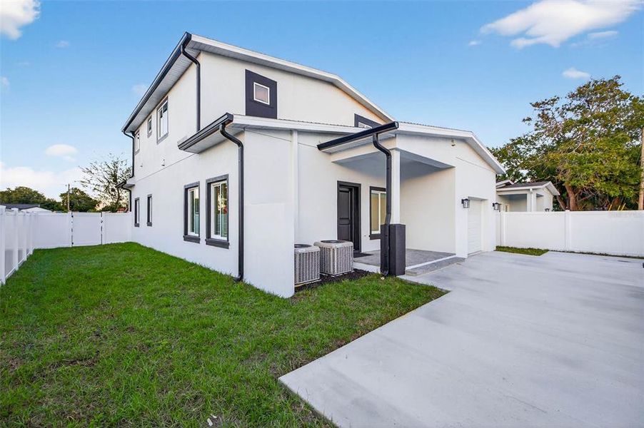 Exterior details and patio area of a home in , St. Petersburg (Image 31). Exterior details and patio area of a home in , St. Petersburg (Image 31).