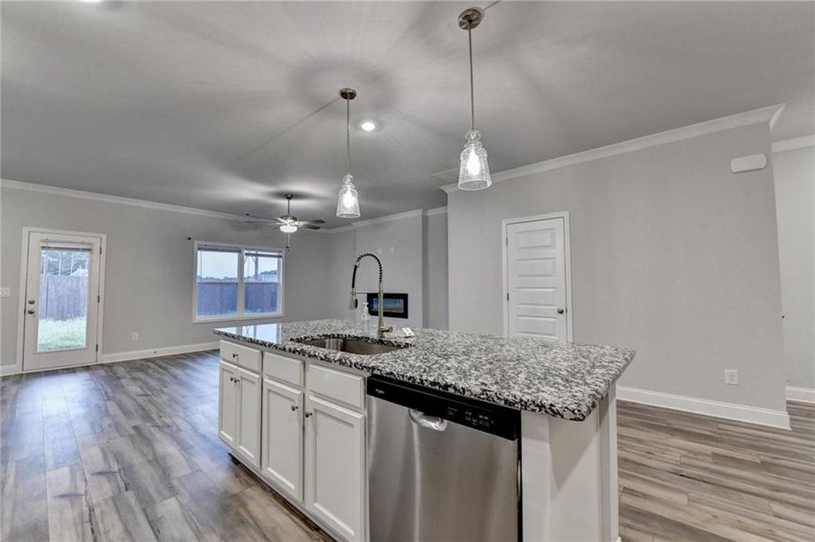 Furnished interior view inside a new home in Westgate Enclave, Loganville (Image 13).