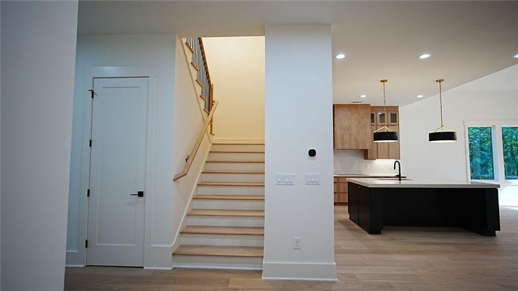 Furnished interior view inside a new home in , Flowery Branch (Image 13).