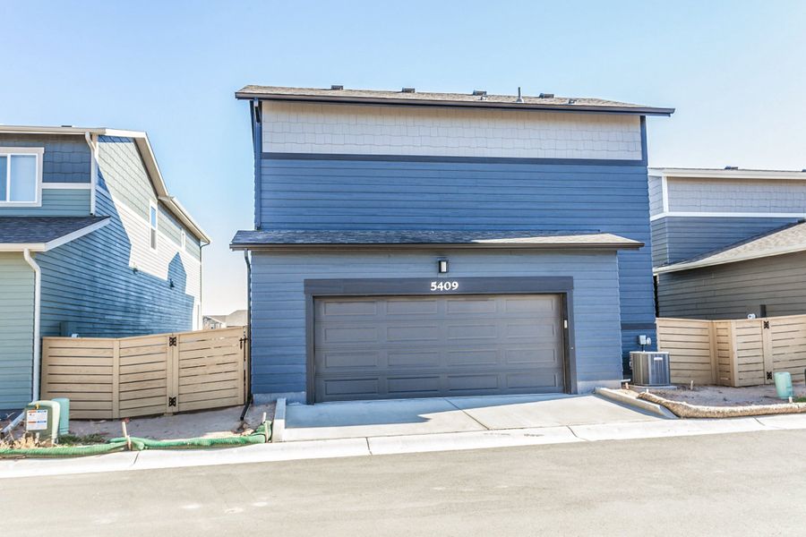 Exterior details and patio area of a home in Trailside, Timnath (Image 3).