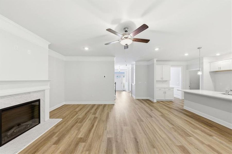Spacious, unfurnished interior of a new home in Tuscany Hills, Douglasville (Image 33). Spacious, unfurnished interior of a new home in Tuscany Hills, Douglasville (Image 33).