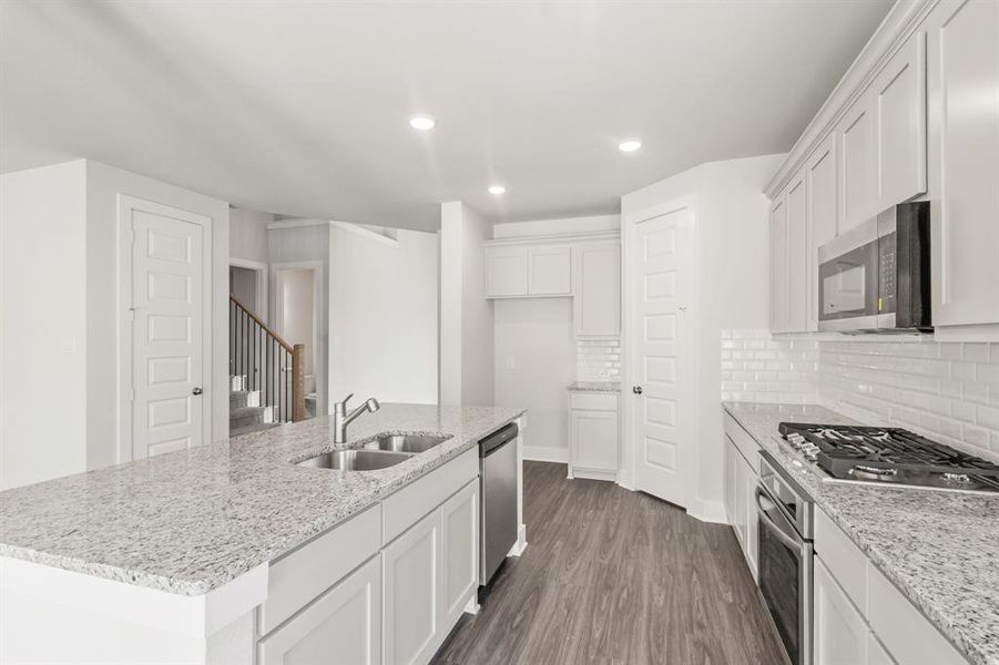 Furnished interior view inside a new home in , Garland (Image 9).