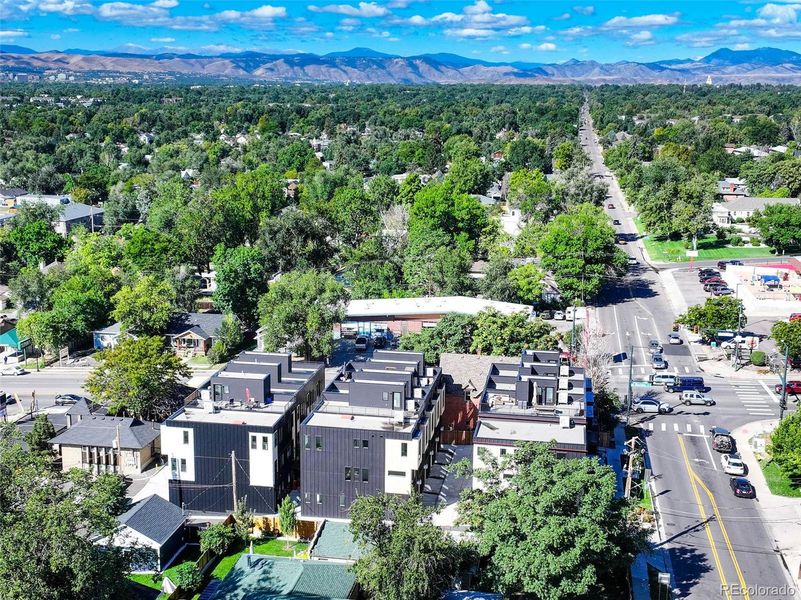 Aerial View of Mountains