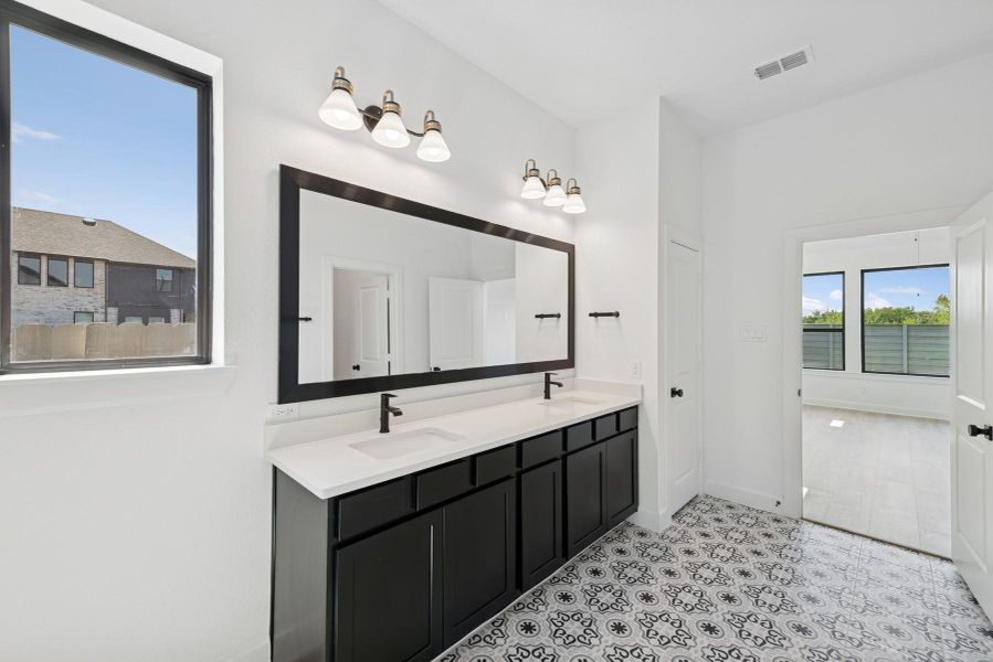 Furnished interior view inside a new home in Pomona 45' Homesites, Manvel (Image 7). Furnished interior view inside a new home in Pomona 45' Homesites, Manvel (Image 7).