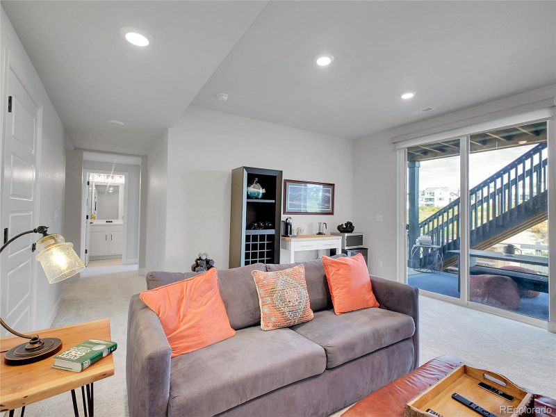 Furnished interior view inside a new home in Wild Oak at The Canyons, Castle Pines (Image 6). Furnished interior view inside a new home in Wild Oak at The Canyons, Castle Pines (Image 6).