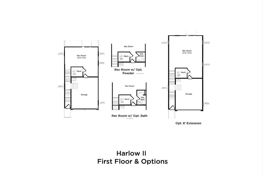 2D floor plan layout of this home in Bayberry, Raleigh, NC (Image 3).
