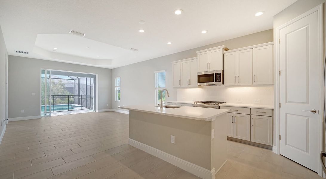 Furnished interior view inside a new home in Windward, Sarasota (Image 5).