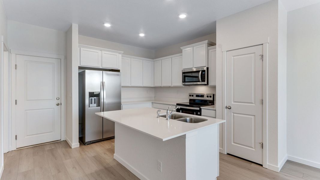 Furnished interior view inside a new home in Vista Meadows, Fort Lupton (Image 9).