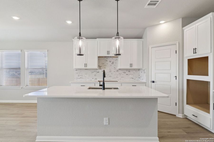 Furnished interior view inside a new home in Arcadia Ridge - Classic Series, San Antonio (Image 9). Furnished interior view inside a new home in Arcadia Ridge - Classic Series, San Antonio (Image 9).