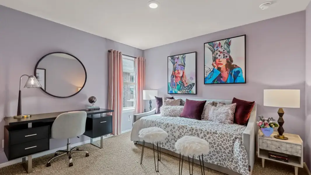 Furnished interior view inside a new home in Hadley Farms, Godley (Image 36).