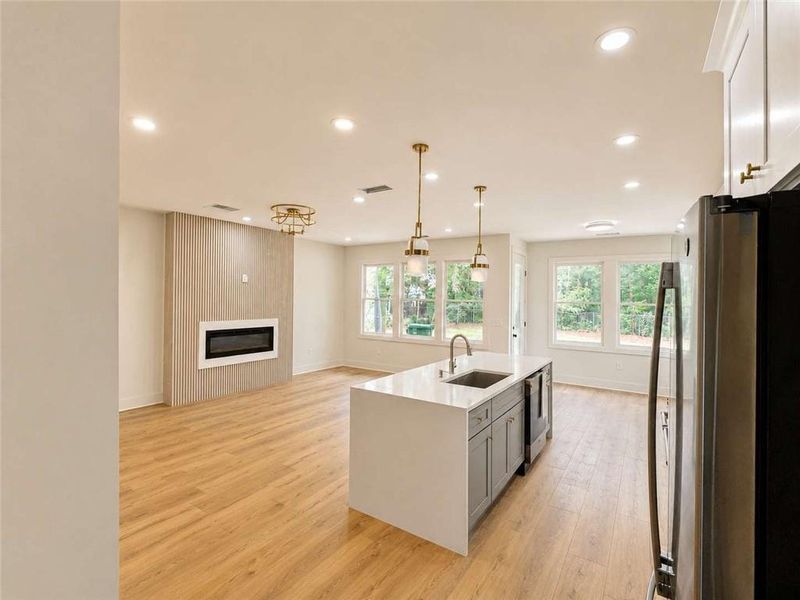 Furnished interior view inside a new home in , Decatur (Image 9). Furnished interior view inside a new home in , Decatur (Image 9).